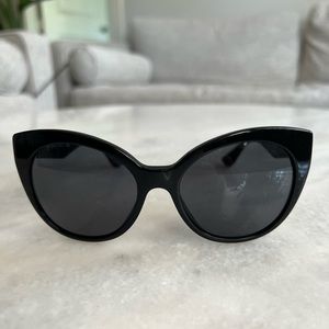 Miu Miu Black SMU07R Cat Eye Sunglasses